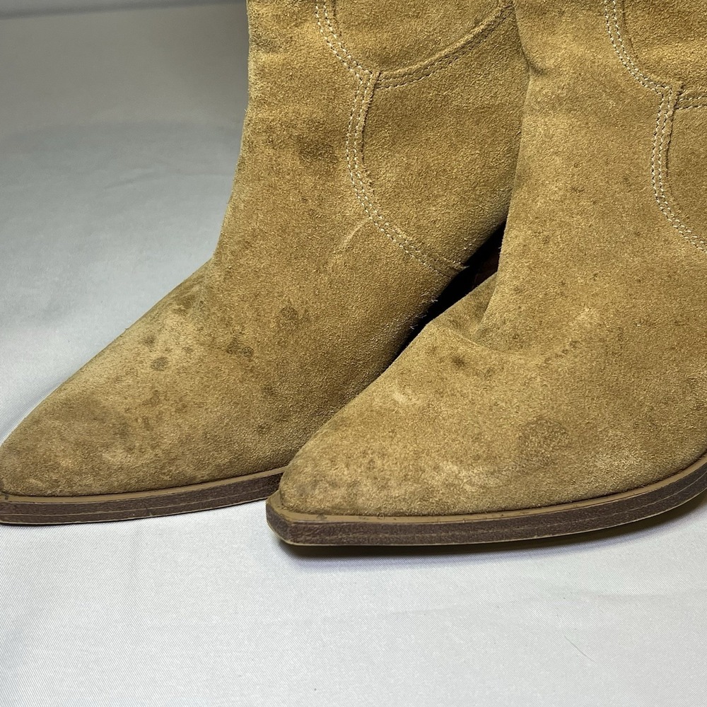 Chelsea & Violet Women's Size 7.5 Brown Suede Western Boots‎ Leather *read* - Picture 2 of 10